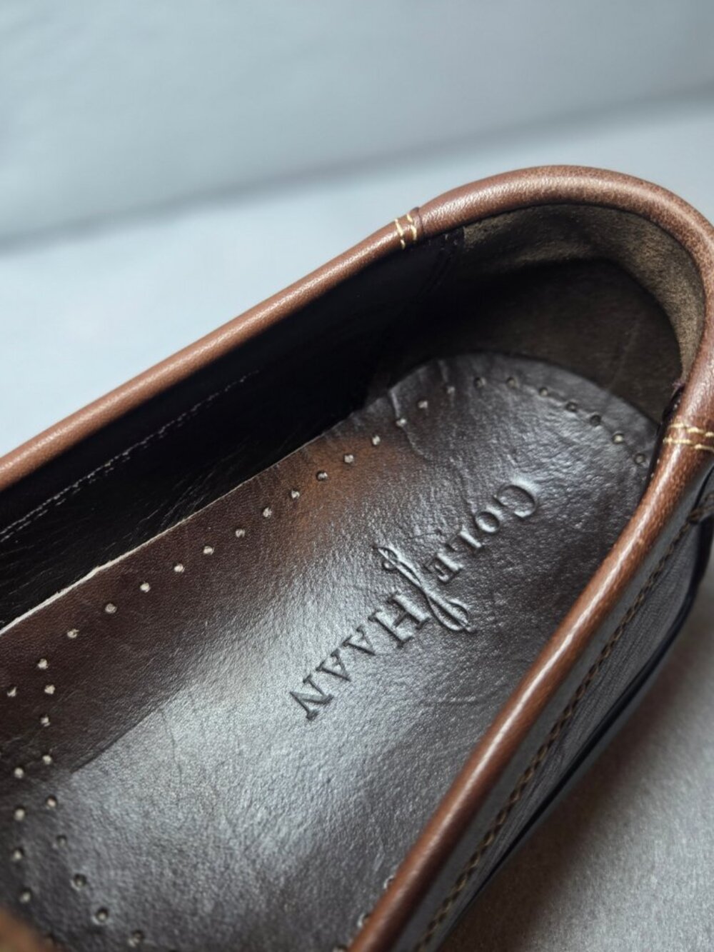 Cole Haan Brown Leather Loafers Size 10.5 - Picture 2 of 9